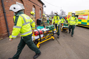 Partner emergency services also took part in the exercise