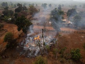 Supporting image for story: UK and allies sanction Myanmar companies over airstrikes on civilians