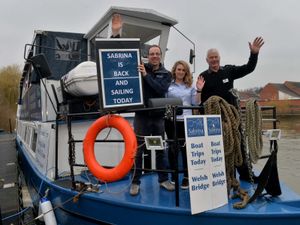 Supporting image for story: Shrewsbury's Sabrina Boat welcomes day trippers back after flooding and Covid
