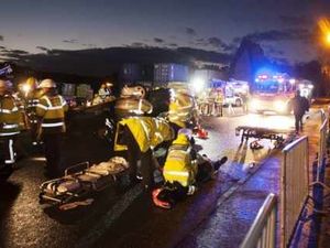 Supporting image for story: Donnington emergency services training - in pictures