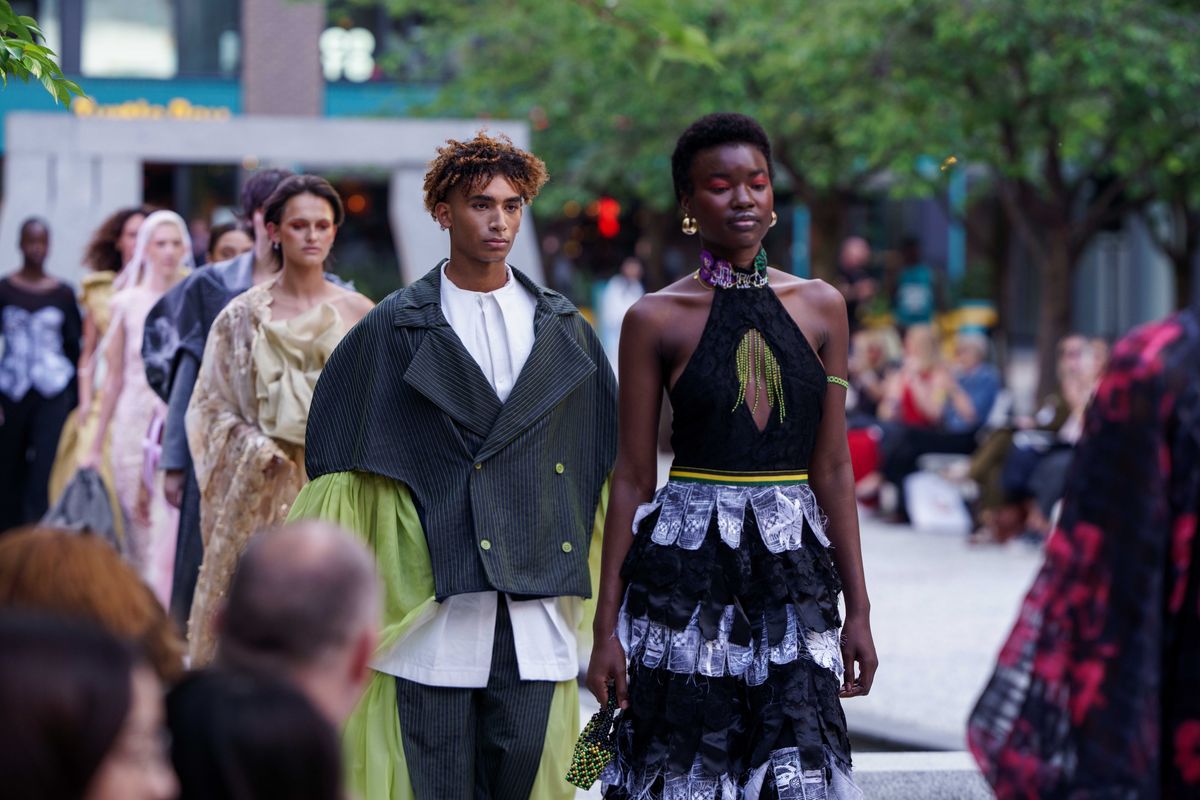 Fashion lovers were wowed at a sensational outdoor catwalk show in Birmingham - with talented designers you may know