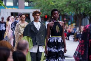 BCU Fashion Show à Ooozells Square à Brindley Place, Birmingham