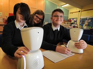 Supporting image for story: Robots allow pupils to attend school virtually in Walsall