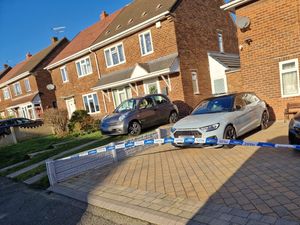 Police tape at the scene in Burcot Avenue