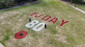 The occasion was marked in Shrewsbury's Quarry.