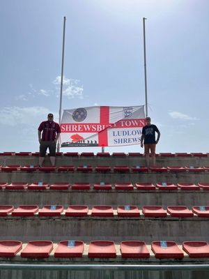 Shrewsbury Town meet and greet with fans in Valencia during open training