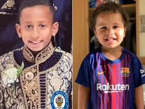 Sanjay Singh, aged 10, his brother Pawanveer, aged 23 months, died instantly