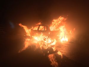 Supporting image for story: Arsonists blamed for destroying car near Market Drayton