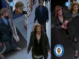Supporting image for story: B&M staff 'assaulted' by suspected chocolate thieves as police release images of pair