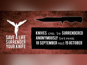 Supporting image for story: Knife amnesty: Make the right choice, say West Mercia Police