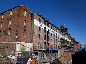Supporting image for story: Uncovered: Scaffolding removed from Shrewsbury Flaxmill as phase two of refurb nears end