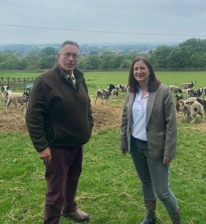 Julia with NFU President

