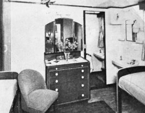 One of the two-berth cabins.