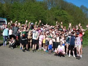 Supporting image for story: Walkers hot on trail of fundraising target in Dudley event