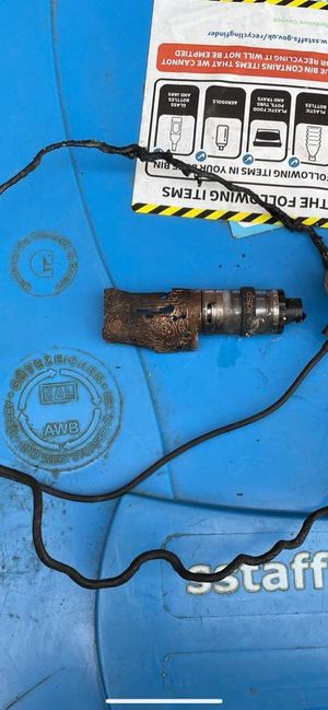 The fire-damaged vape. Photo: West Midlands Fire Service.