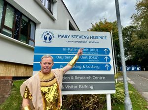 Ricky Groves at The Mary Stevens Hospice