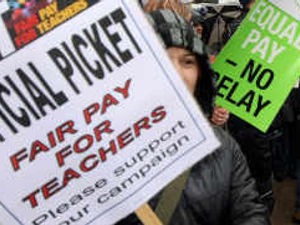 Supporting image for story: Strikes get under way