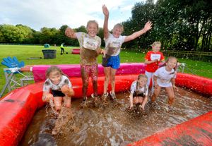 Sandwell Valley, West Bromwich at the Race for Life Mud Run
