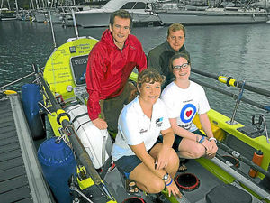 Supporting image for story: Shropshire race rowers back in UK after rescue