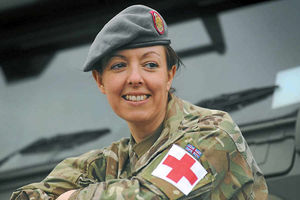 Reserve medic Major Tracey Brown, from Shrewsbury