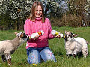 "Normally with that number they are very small and when there are multiple births they are very weak but all these are up and have sucked and fed.