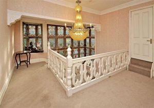 The upper landing when the house was sold