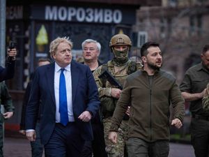 Supporting image for story: Volodymyr Zelensky: Boris Johnson supported us ‘from first day of Russia terror’