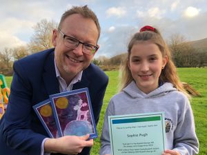 Supporting image for story: Creative Sophie designs official Christmas card for Russell George AM 