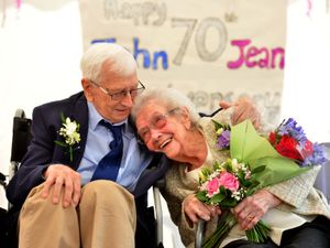 Supporting image for story: Couple renew their marriage vows after 70 years of living life to the full
