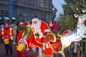 The Oswestry lights switch-on. Photo: Graham Mitchell