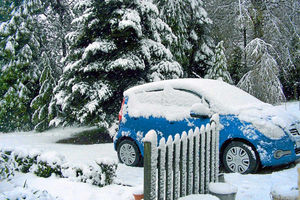 Polly Smiths picture of snow in Newcastle-on-Clun