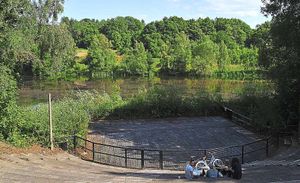Pool in Telford near the junction of Randlay Avenue and Stirchley Avenue,