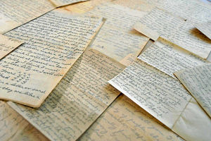 The rare collection of 22 letters sent by the sweethearts