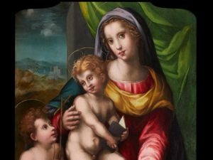 Supporting image for story: Painting on show after conservation work reveals secrets