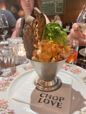Crayfish cocktail at Blacklock chophouse restaurant - opening in Birmigham soon