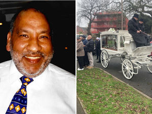 Supporting image for story: Horse-drawn carriage conveys legendary Wolverhampton shopkeeper known as 'Mr Paul' to his final rest
