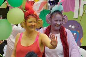 Two members of the Trolls entry. Image by Andy Compton