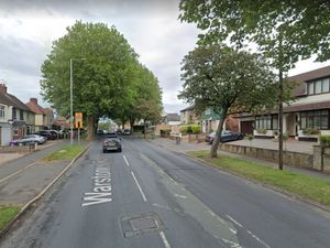 Supporting image for story: Motorcyclist taken to hospital after crash blocks Wolverhampton road