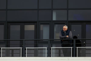 Matthew Hobbs overlooks Wolves training (Getty)