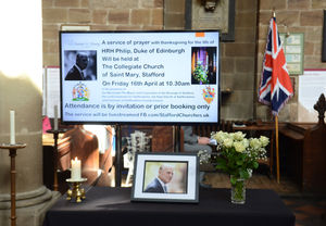The prayer service was also held online, with people from as far as Canada getting involved