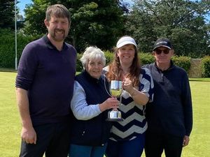Supporting image for story: Great Scott! Phil and Marie claim Whitchurch doubles title win