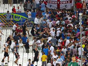 Supporting image for story: Euro 2016: Market Drayton football fan tells of violence at England v Russia match
