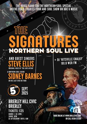 The Signatures - Northern Soul Live