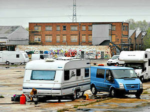 Supporting image for story: Travellers' camp sparks eviction calls