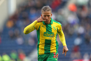 Dwight Gayle grabbed Albion's third.