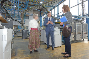 The Shropshire Star's Shirley Tart and Anna Turner with Anna Turner 