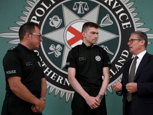 Supporting image for story: Prime Minister meets police in Belfast injured in recent disorder