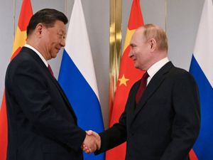 Supporting image for story: Putin and Xi get together in Kazakhstan at summit of non-western countries