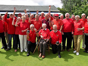 Supporting image for story: Bowlers salute centurion Cyril Hockham