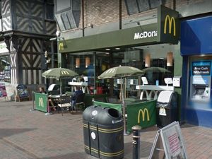 Supporting image for story: Man hurt as yobs cause trouble outside Stafford McDonald's
